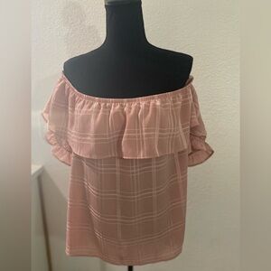 Women’s Off Shoulder or alAssymmetric Shoulder Charming‎ Charlie Blouse Size XL